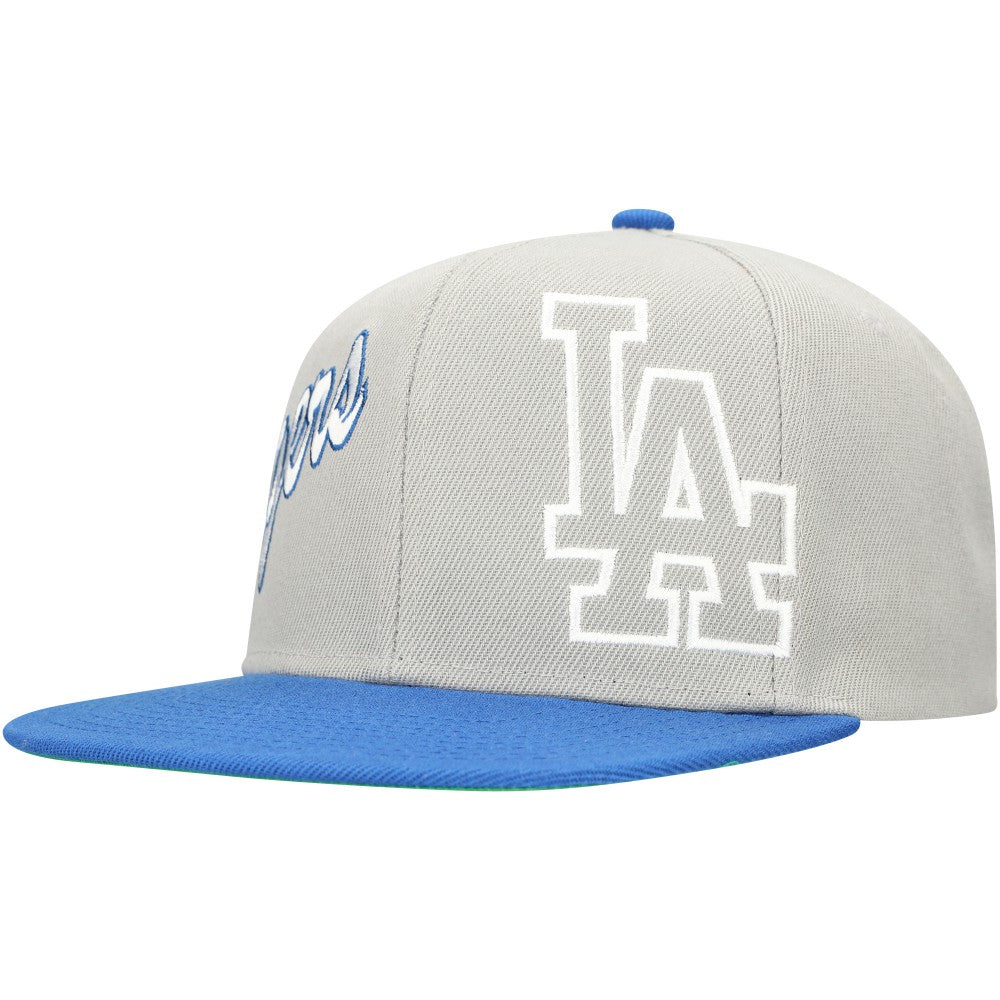 Los Angeles Dodgers Mitchell & Ness Knock Out Panel Snapback Hat | MLB Discount