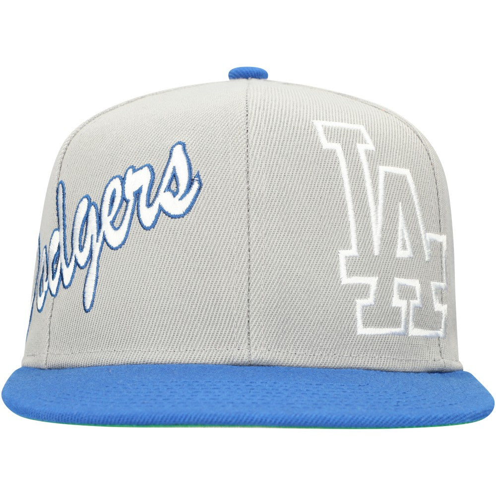 Los Angeles Dodgers Mitchell & Ness Knock Out Panel Snapback Hat | MLB Discount