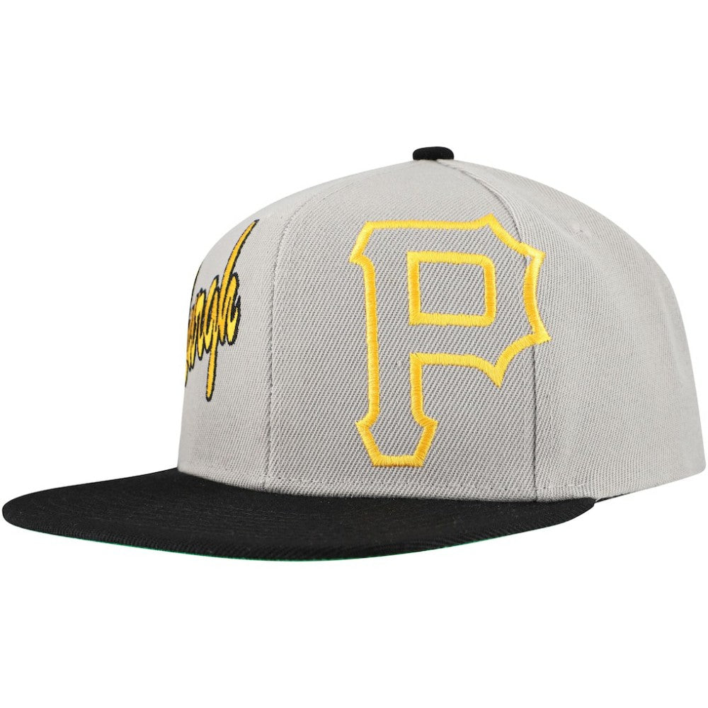 Pittsburgh Pirates Mitchell & Ness Knock Out Panel Snapback Hat | MLB New