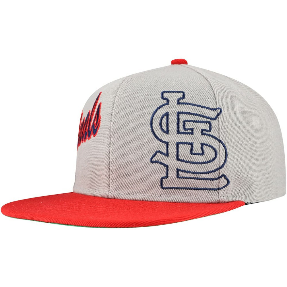St. Louis Cardinals Mitchell & Ness Knock Out Panel Snapback Hat | MLB Online