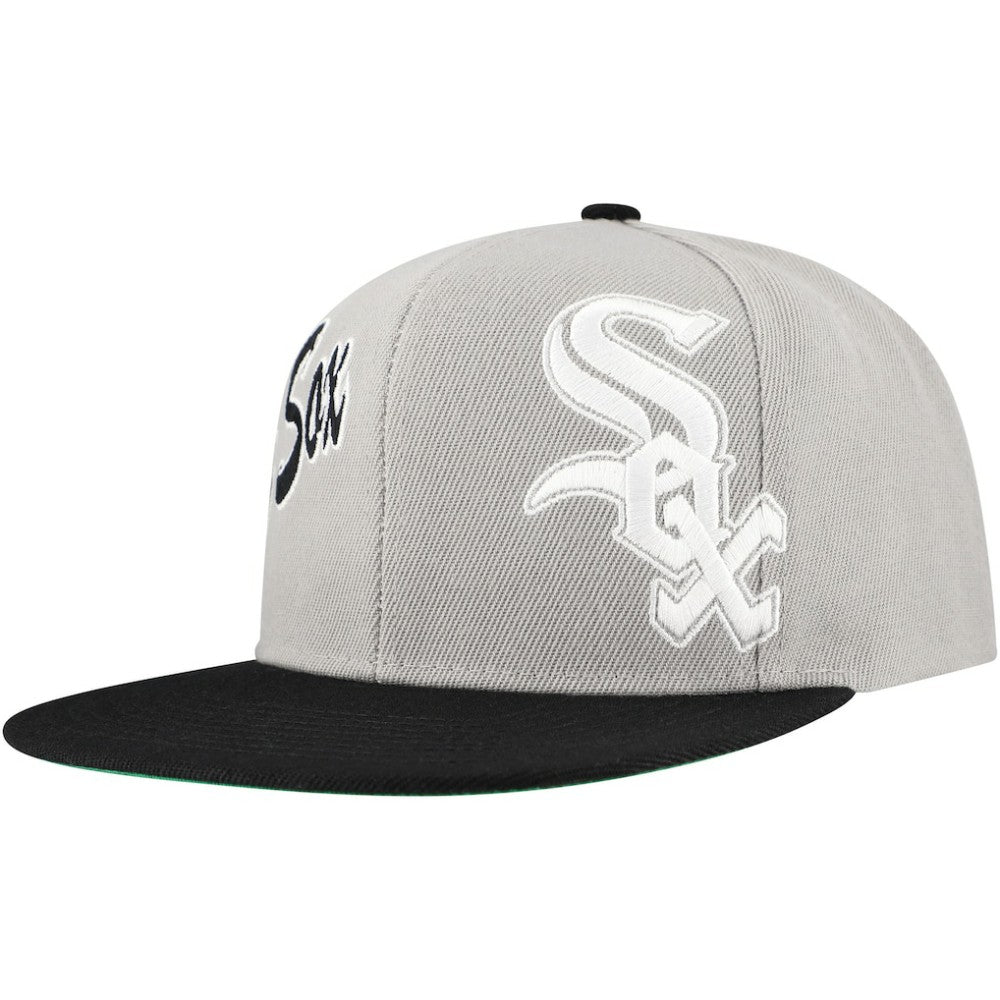 Chicago White Sox Mitchell & Ness Knock Out Panel Snapback Hat | MLB Outlet