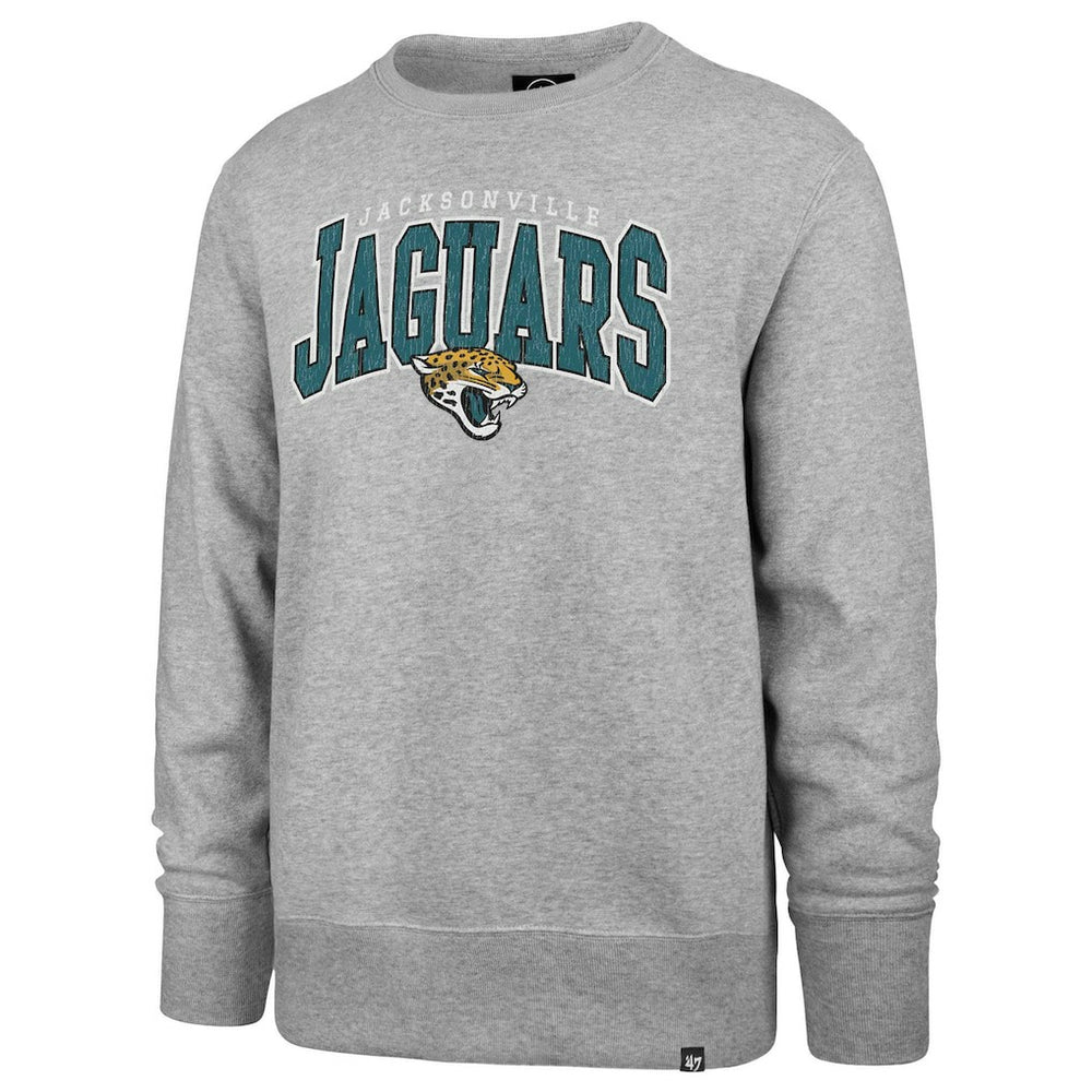 Jacksonville Jaguars 47 brand '47 Varsity Block Headline Pullover Sweatshirt