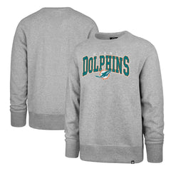 Miami Dolphins 47 brand '47 Varsity Block Headline Pullover Sweatshirt