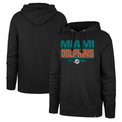 Miami Dolphins 47 brand '47 Box Out Headline Pullover Hoodie