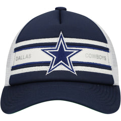 Dallas Cowboys Mitchell & Ness Youth Stripe Trucker Adjustable Hat