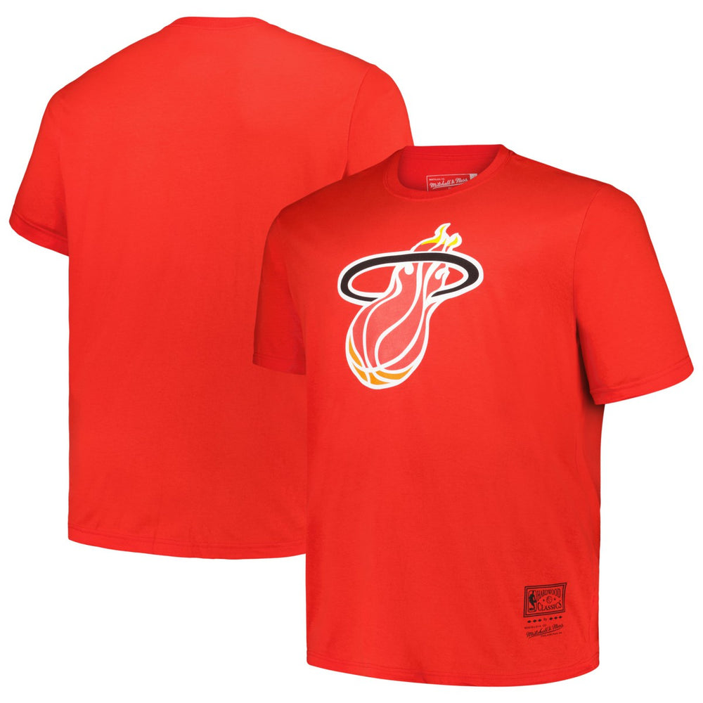 Miami Heat Big & Tall Hardwood Classics Vintage Logo T-Shirt For Sale