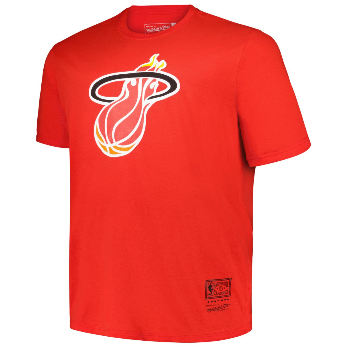 Miami Heat Big & Tall Hardwood Classics Vintage Logo T-Shirt For Sale