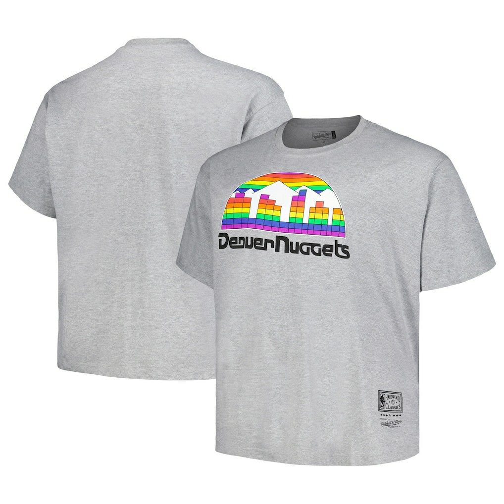 Denver Nuggets Big & Tall Hardwood Classics Vintage Logo T-Shirt sale For Sale