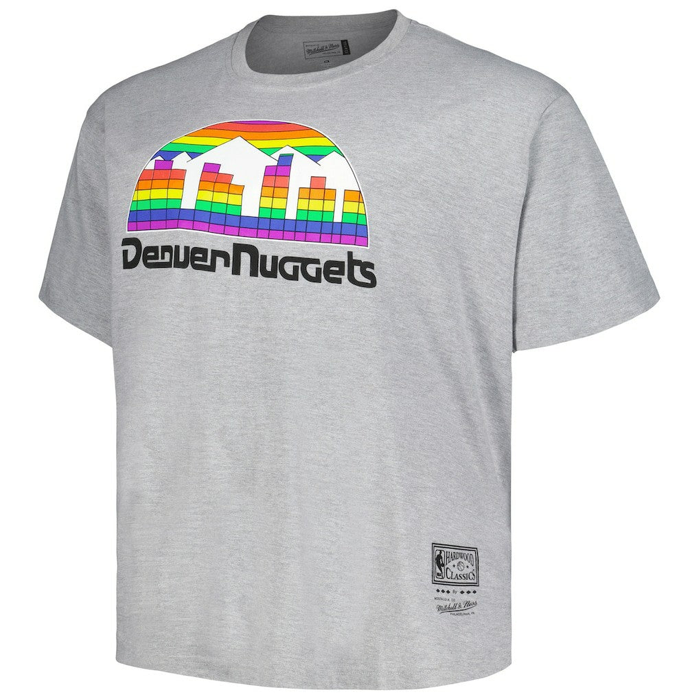 Denver Nuggets Big & Tall Hardwood Classics Vintage Logo T-Shirt sale For Sale