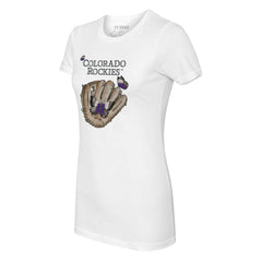 Colorado Rockies Tiny Turnip Women's Butterfly Glove T-Shirt | MLB Shop