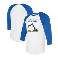 Toronto Blue Jays Tiny Turnip Unisex Excavator 3/4-Sleeve Raglan T-Shirt | MLB Discount