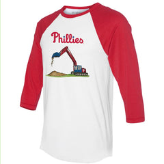 Philadelphia Phillies Tiny Turnip Unisex Excavator 3/4-Sleeve Raglan T-Shirt | MLB Online