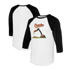 Baltimore Orioles Tiny Turnip Unisex Excavator 3/4-Sleeve Raglan T-Shirt | MLB Near me