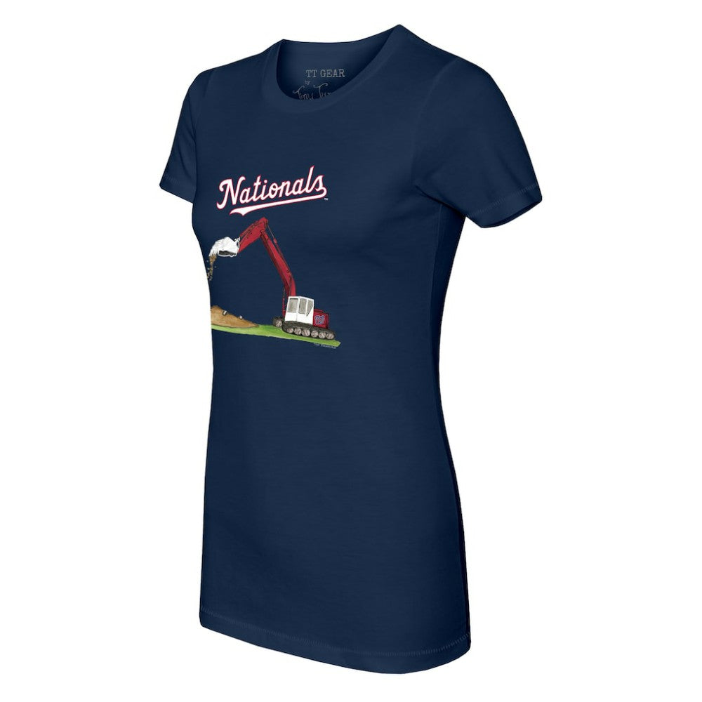 Washington Nationals Tiny Turnip Women's Excavator T-Shirt | MLB On Sale