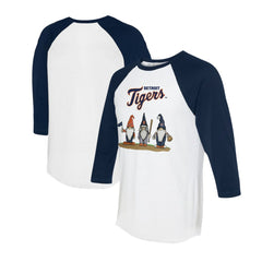 Detroit Tigers Tiny Turnip Unisex Gnomes 3/4-Sleeve Raglan T-Shirt | MLB Online