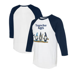 Tampa Bay Rays Tiny Turnip Unisex Gnomes 3/4-Sleeve Raglan T-Shirt | MLB Outlet