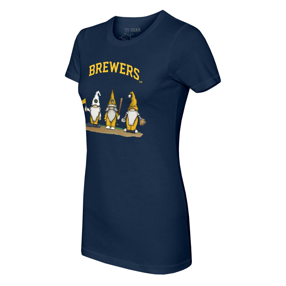Milwaukee Brewers Tiny Turnip Women's Gnomes T-Shirt | MLB Discount