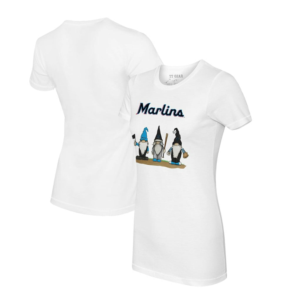 Miami Marlins Tiny Turnip Women's Gnomes T-Shirt | MLB Sale