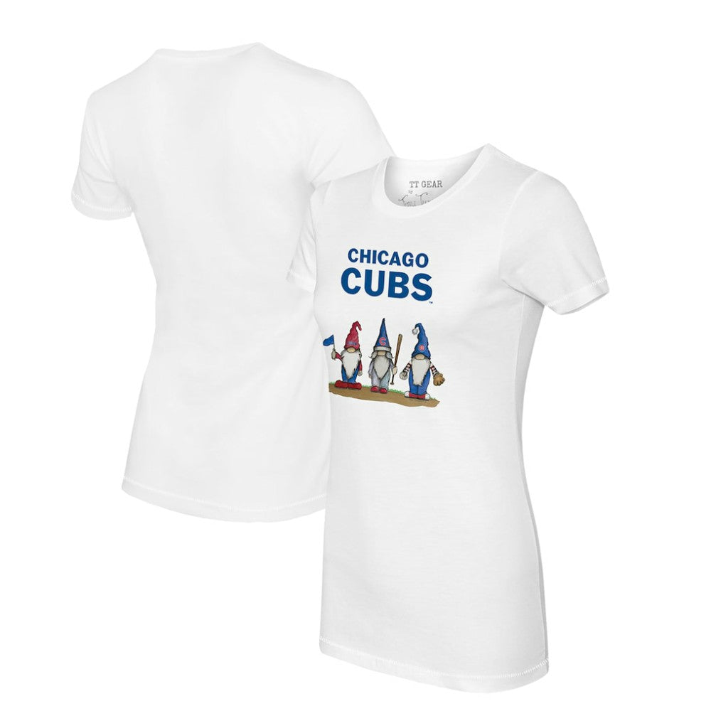 Chicago Cubs Tiny Turnip Women's Gnomes T-Shirt | MLB Sale