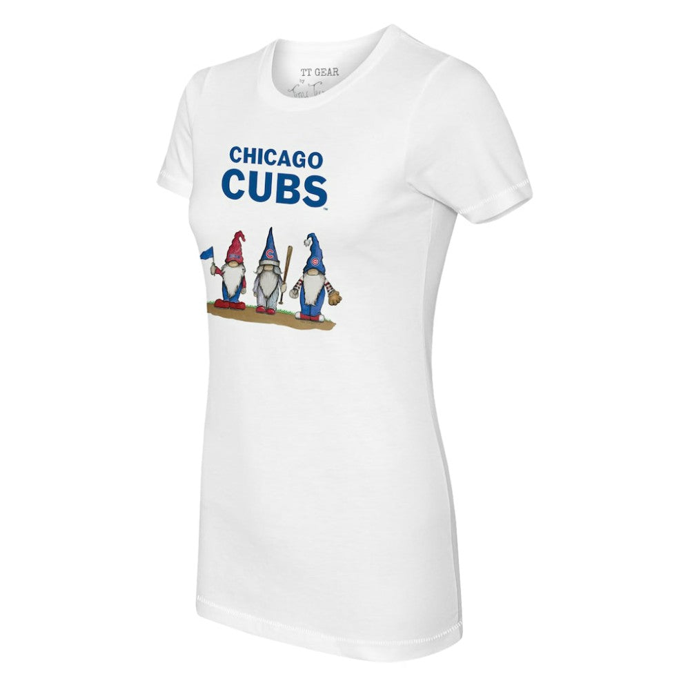 Chicago Cubs Tiny Turnip Women's Gnomes T-Shirt | MLB Sale