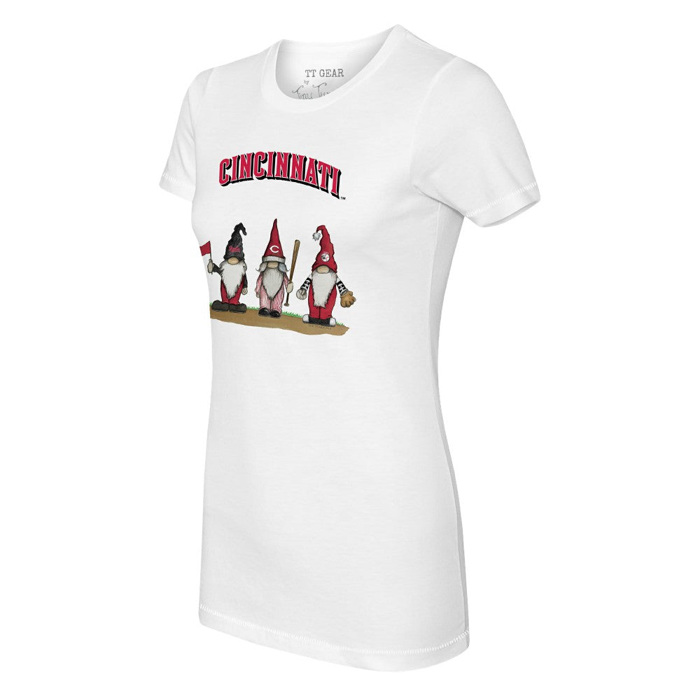 Cincinnati Reds Tiny Turnip Women's Gnomes T-Shirt | MLB Sale