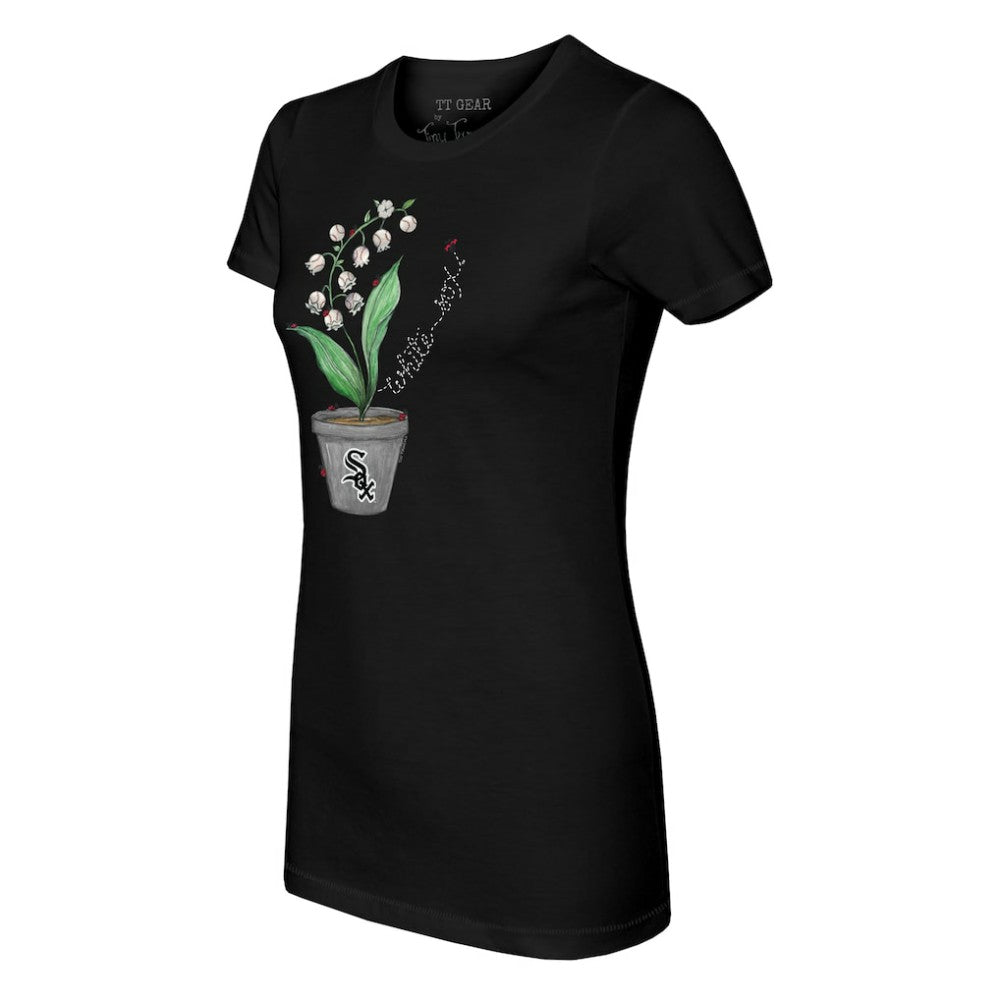 Chicago White Sox Tiny Turnip Women's Lilies & Ladybugs T-Shirt | MLB US