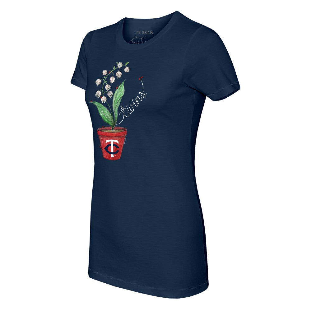Minnesota Twins Tiny Turnip Women's Lilies & Ladybugs T-Shirt | MLB For sale