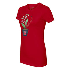 Boston Red Sox Tiny Turnip Women's Lilies & Ladybugs T-Shirt | MLB Near me
