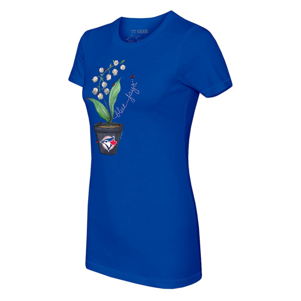 Toronto Blue Jays Tiny Turnip Women's Lilies & Ladybugs T-Shirt | MLB Online