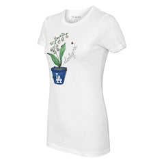 Los Angeles Dodgers Tiny Turnip Women's Lilies & Ladybugs T-Shirt | MLB Discount