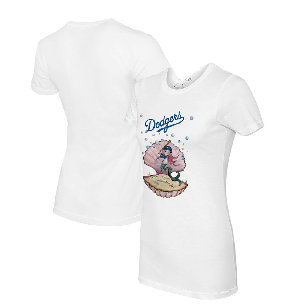 Los Angeles Dodgers Tiny Turnip Women's Mermaid T-Shirt | MLB Discount