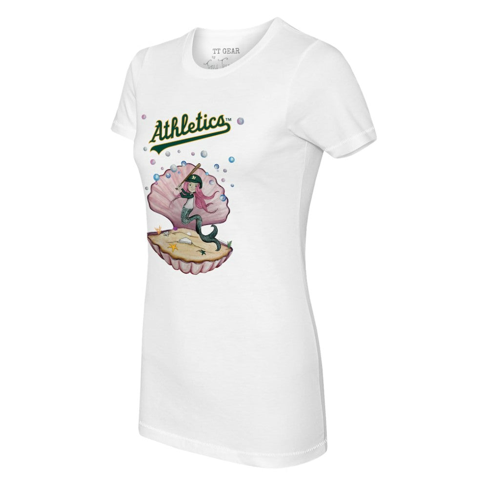 Athletics Tiny Turnip Women's Mermaid T-Shirt | MLB For sale
