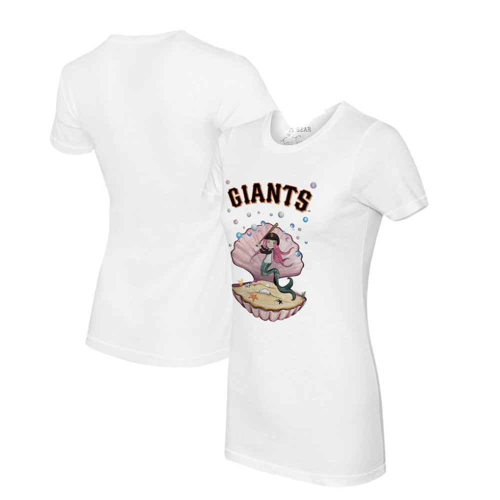 San Francisco Giants Tiny Turnip Women's Mermaid T-Shirt | MLB US