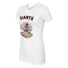 San Francisco Giants Tiny Turnip Women's Mermaid T-Shirt | MLB US