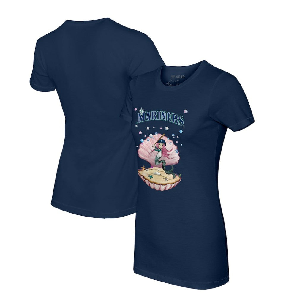 Seattle Mariners Tiny Turnip Women's Mermaid T-Shirt | MLB US