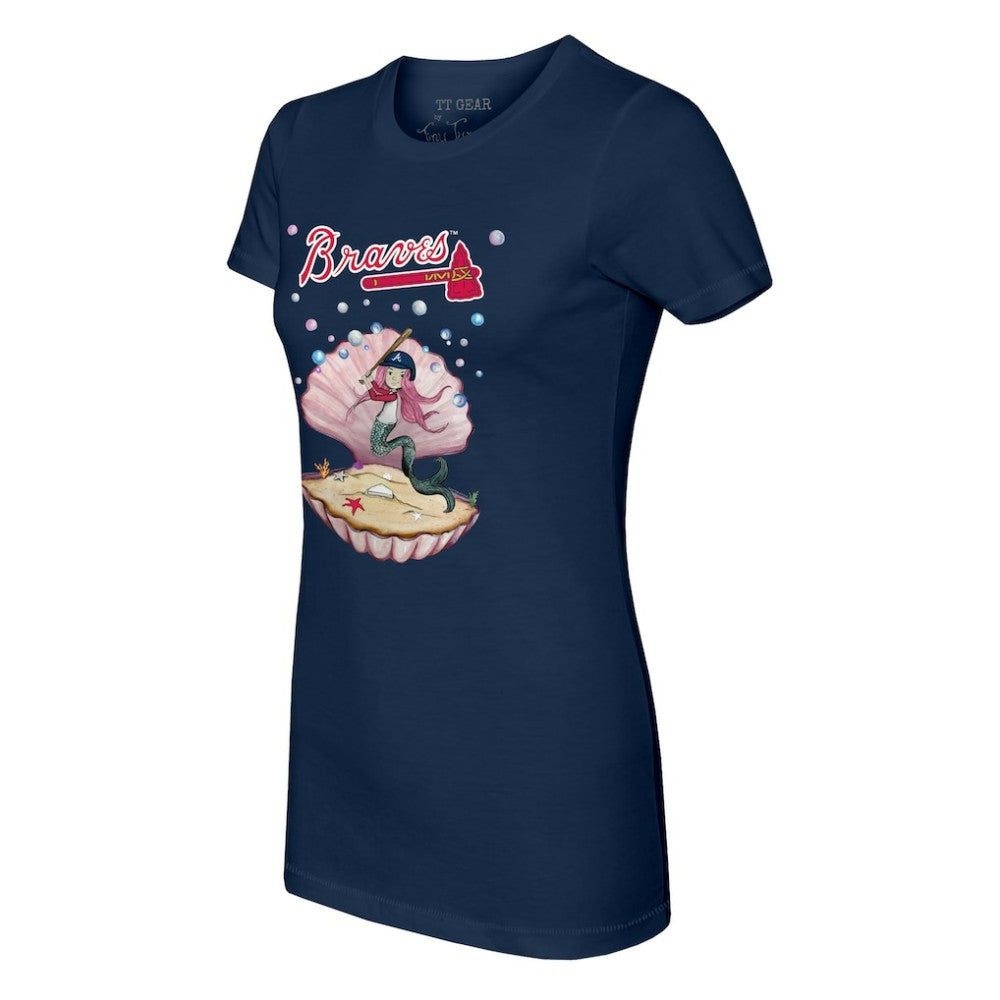 Atlanta Braves Tiny Turnip Women's Mermaid T-Shirt | MLB Online