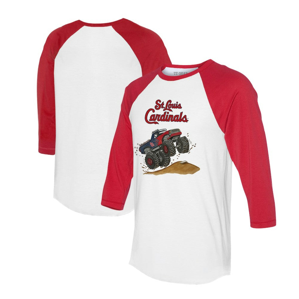 St. Louis Cardinals Tiny Turnip Unisex Monster Truck 3/4-Sleeve Raglan T-Shirt | MLB Near me