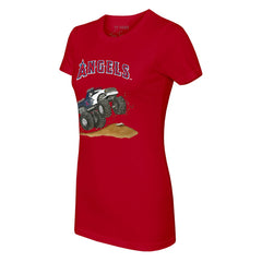 Los Angeles Angels Tiny Turnip Women's Monster Truck T-Shirt | MLB Outlet