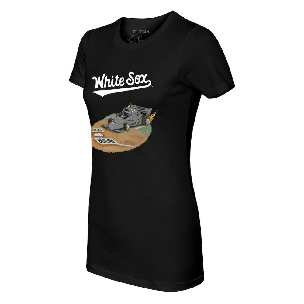 Chicago White Sox Tiny Turnip Women's Race Car T-Shirt | MLB Outlet