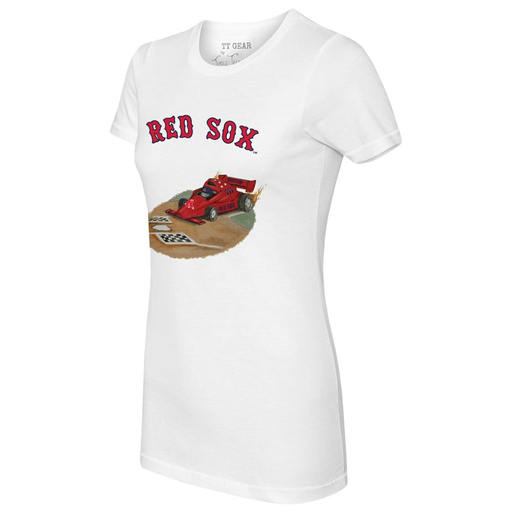 Boston Red Sox Tiny Turnip Women's Race Car T-Shirt | MLB For sale