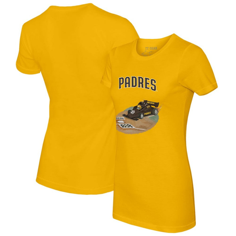 San Diego Padres Tiny Turnip Women's Race Car T-Shirt | MLB US