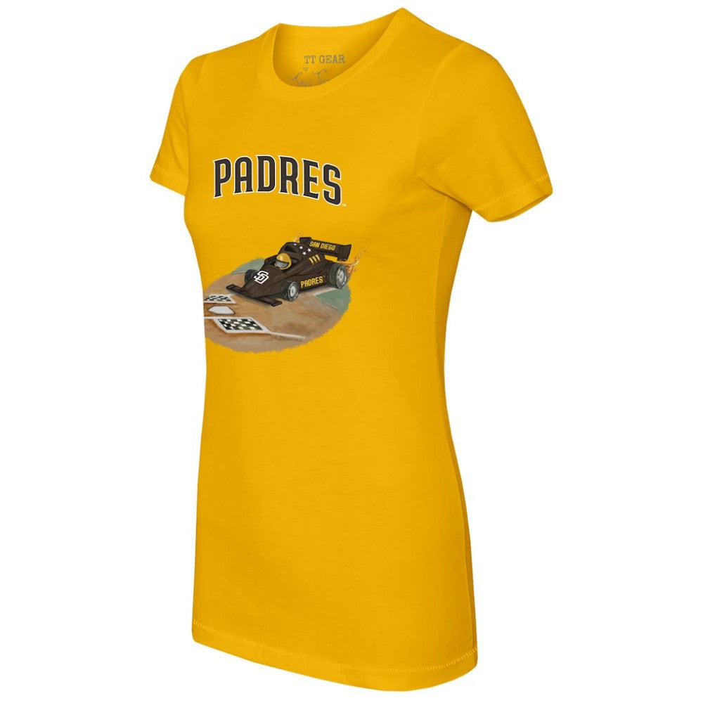 San Diego Padres Tiny Turnip Women's Race Car T-Shirt | MLB US