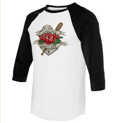Chicago White Sox Tiny Turnip Unisex Tattoo Rose 3/4-Sleeve Raglan T-Shirt | MLB Shop