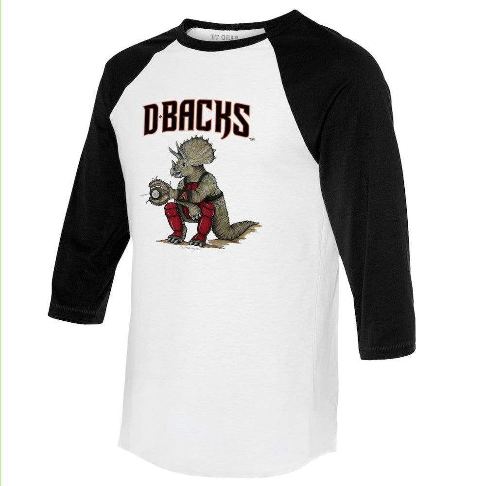Arizona Diamondbacks Tiny Turnip Unisex Triceratops 3/4-Sleeve Raglan T-Shirt | MLB Sale