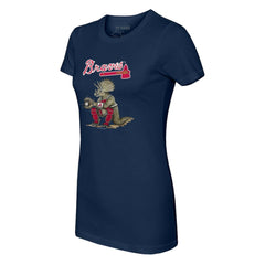 Atlanta Braves Tiny Turnip Women's Triceratops T-Shirt | MLB On Sale