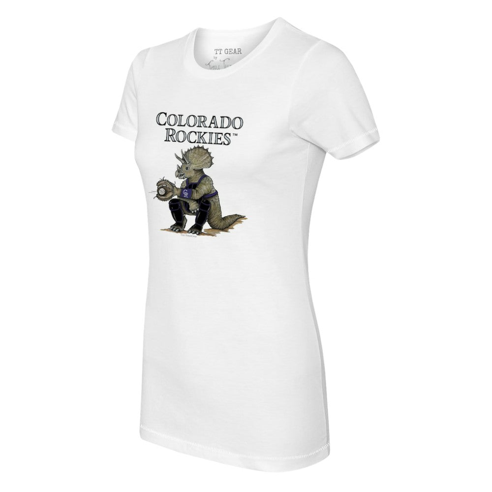 Colorado Rockies Tiny Turnip Women's Triceratops T-Shirt | MLB Online