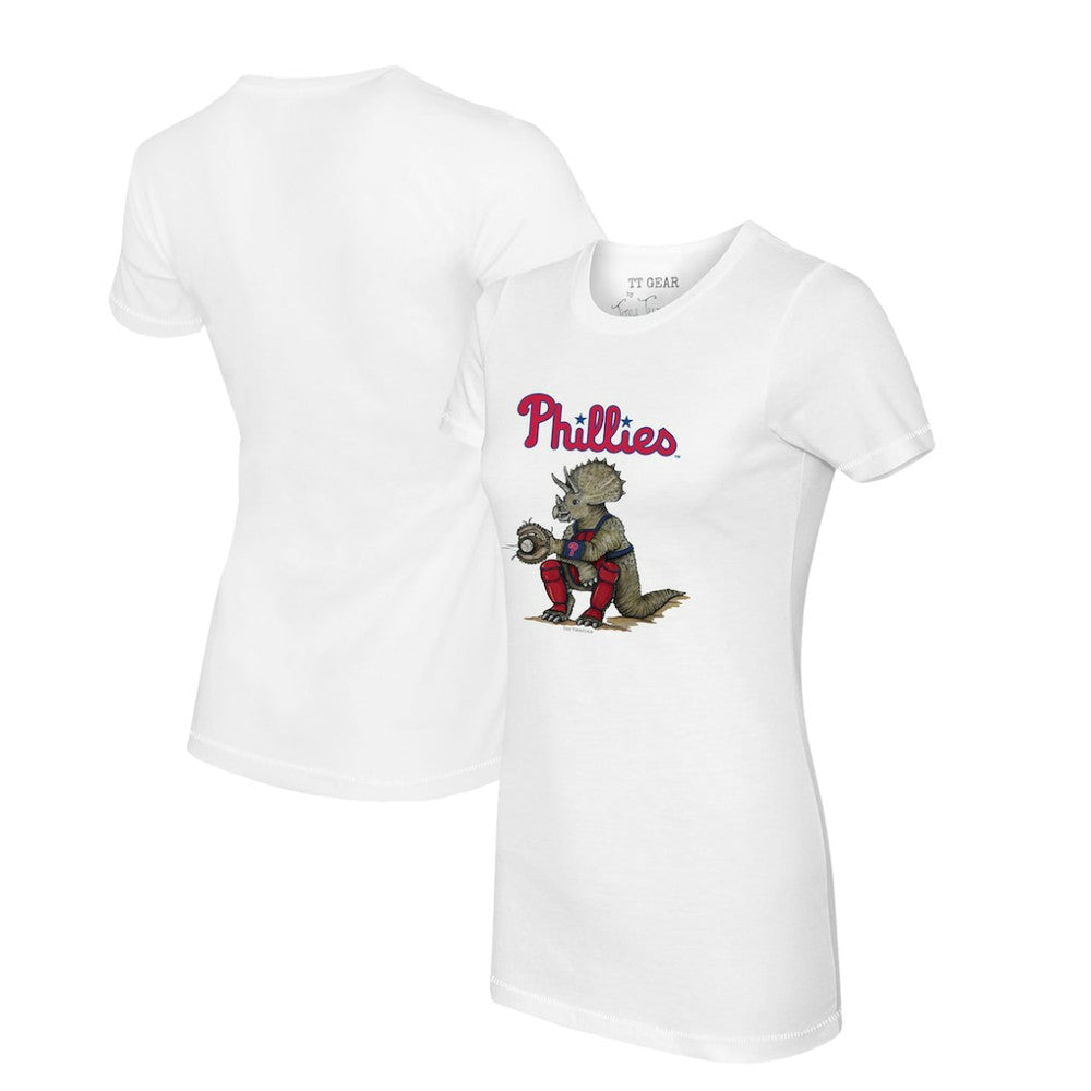 Philadelphia Phillies Tiny Turnip Women's Triceratops T-Shirt | MLB New