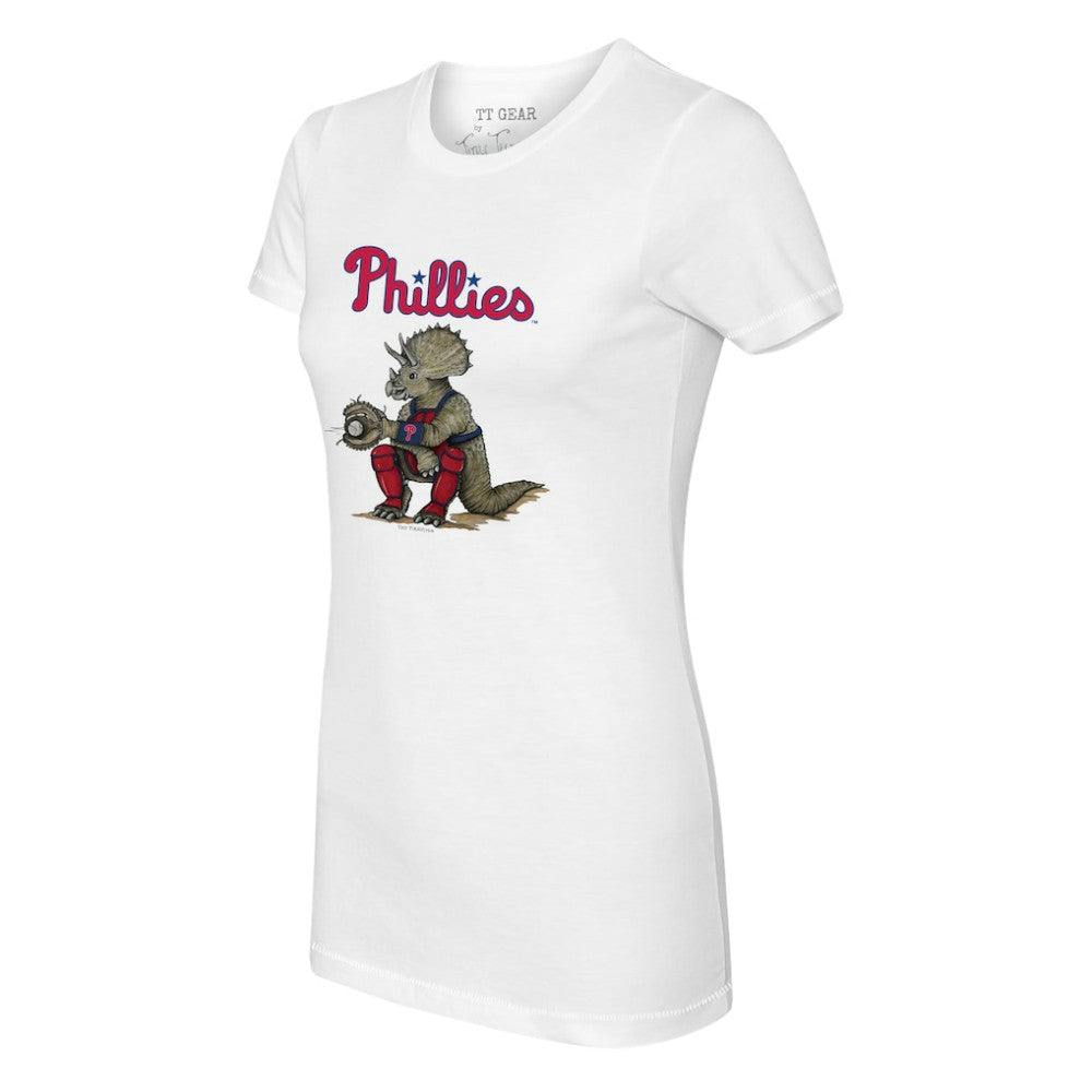 Philadelphia Phillies Tiny Turnip Women's Triceratops T-Shirt | MLB New