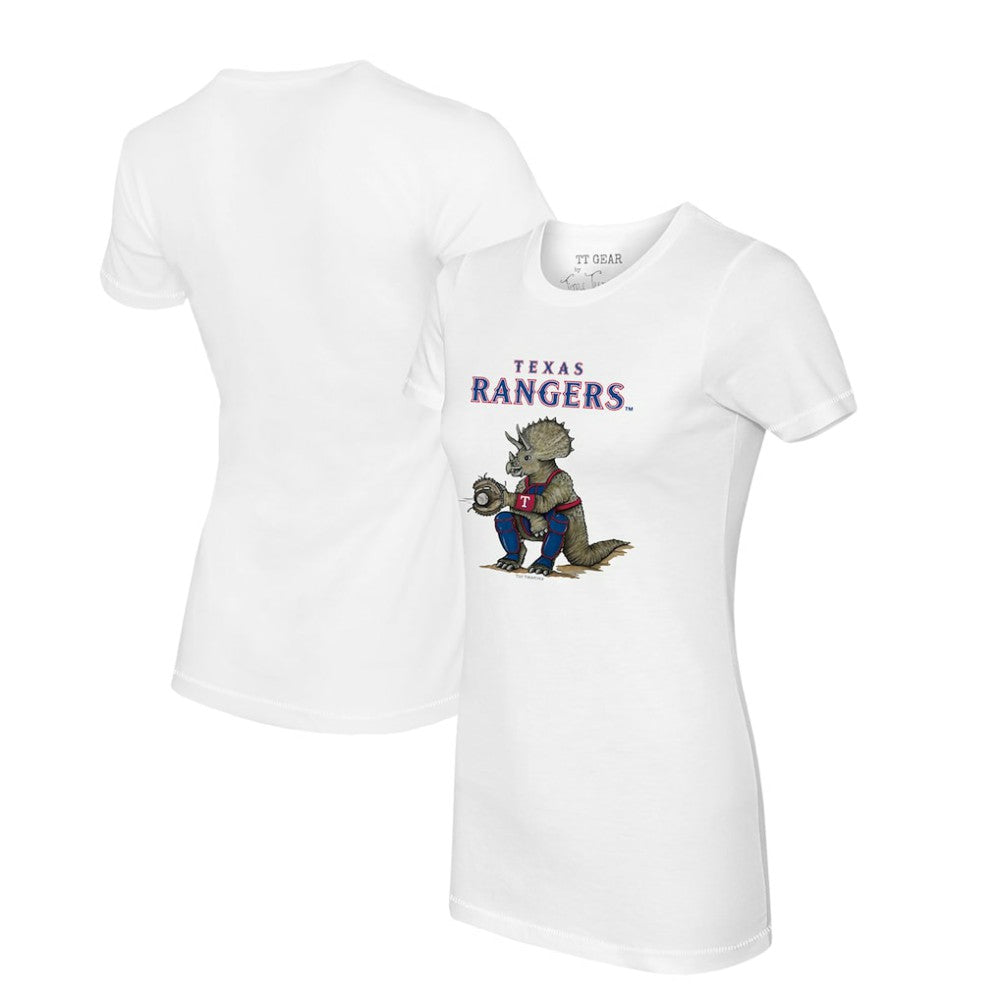 Texas Rangers Tiny Turnip Women's Triceratops T-Shirt | MLB Near me