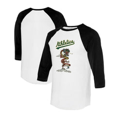 Athletics Tiny Turnip Unisex 2024 Year of the Dragon 3/4-Sleeve Raglan T-Shirt | MLB US
